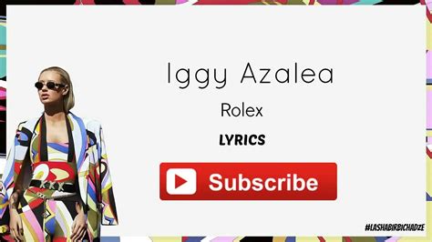 rolex iggy audio|Iggy Azalea .